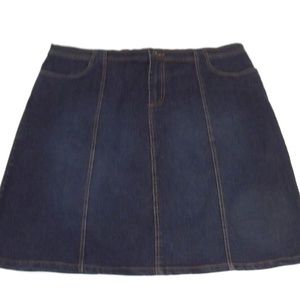 AVENUE JEANS Womens Denim Blue Jean Skirt Size 16